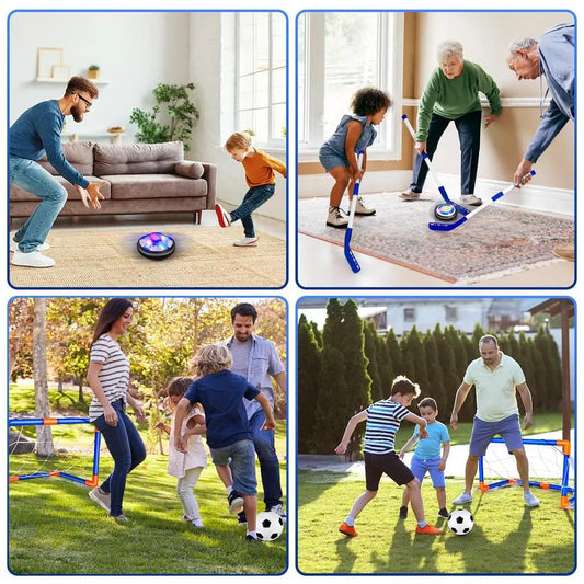 لعبة كرة القدم الهوائية 2 في 1 (كرة قدم وهوكي)